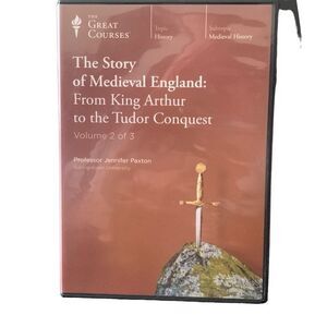 Pre Owned CD Great Courses Medieval England King Arthur To Tudor Conquest 2 of 3
